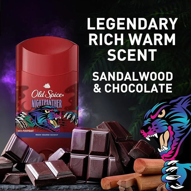 Old Spice Aluminum Free Deodorant for Men, 24/7 Odor Protection, 24/7 Freshness & Lasting Scent, Goes on Clear, NightPanth...