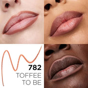 L'Oreal Paris Colour Riche Lip Liner Pencil, Creamy Lip Liner with Omega 3 and Vitamin E, 782 Toffee To Be (Warm Deep Brow...