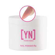 Young Nails Acrylic Cover Powder - Self-Leveling Acrylic Nail Powder, Clear Nude Pink White Acrylic Powder for Nail Extens...