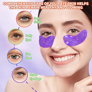 Multi-Colored Collagen Spa Under Eye Mask, 20 Pairs - Under Eye Patches for Puffy Eyes&Dark Circle Dry Skin, Reduce Fine L...