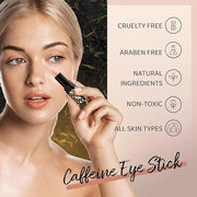 Caffeine Under Eye Balm: Hydrating Eye Brightener Stick Cream for Dark Circles & Puffiness, Anti-Wrinkle Korean Skincare T...