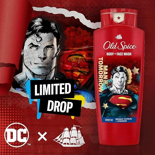 Old Spice Cleansing Body Wash for Men, 3X Defense, 24/7 Shower Fresh with Lasting Scent, 2-in-1 Body & Face Wash, Smell Li...