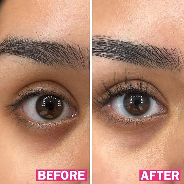 fLASH Eyelash Serum Mini for Long, Curled Natural Lashes - Enhances & Strengthens, Safe & Effective Formula for Contact We...