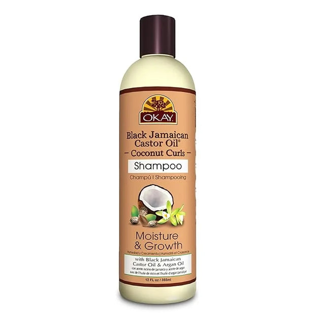 Okay Black Jamaican Castor Oil Shampoo - Natural, Moisturizing Jamaican Castor Shampoo, Strengthen & Restore Damaged Hair ...