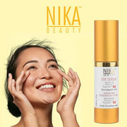 SKIN CARE - Eye Serum with Vitamin C & E, Hyaluronic Acid, Caffeine, and Swiss Apple Stem Cells - Day & Night - Product Image