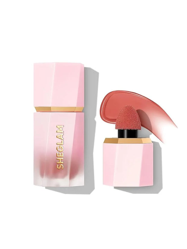 SHEGLAM Color Bloom Liquid Blush Makeup for Cheeks Matte Finish - Devoted - Product Image