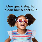 Suave Kids 3-in-1 Tear Free, Body Wash, Shampoo and Conditioners, Dermartologist Tested, Peach Pal, 28 Oz Pack of 4 - Prod...
