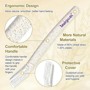 Eco-Friendly Women's Dermaplaning Razor - Multipurpose Exfoliating Tool with Anti-Cut Blades & Biodegradable Handle for Si...