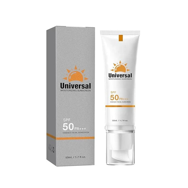 Sunscreen for Face, SPF 50 Moisturizing Cream face sunscreen, Moisturizer face cream, Hydrating Sun Essence Leaves No Stic...