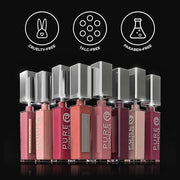 Pure Cosmetics Pure Illumination Lip Gloss - LED-lit Applicator w/Side Mirror - Non-Sticky, Moisturizing & Hydrating Lip G...