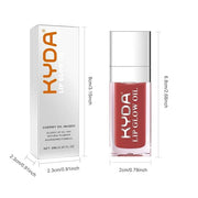 KYDA Hydrating, Moisturizing Lip Oil - Glossy, Tinted Lip Gloss for Dry Lips - Rosewood - Product Image