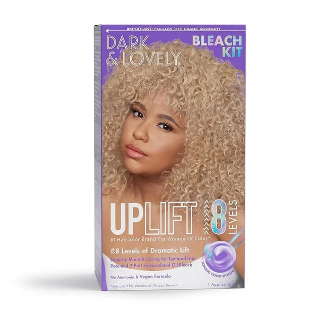 SoftSheen-Carson Interbeauty Dark and Lovely® Uplift Bleaching Kit with Powder, Developer, and Toner for Blonde Hair - Pro...
