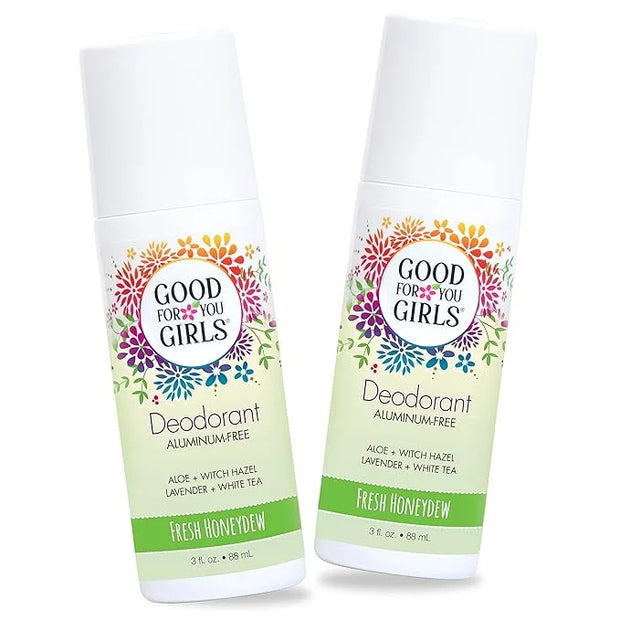 Good for You Girls Aluminum-Free, Natural & Vegan Deodorant for Kids, Preteens, Teens, Safe & Effective Odor Protection, C...