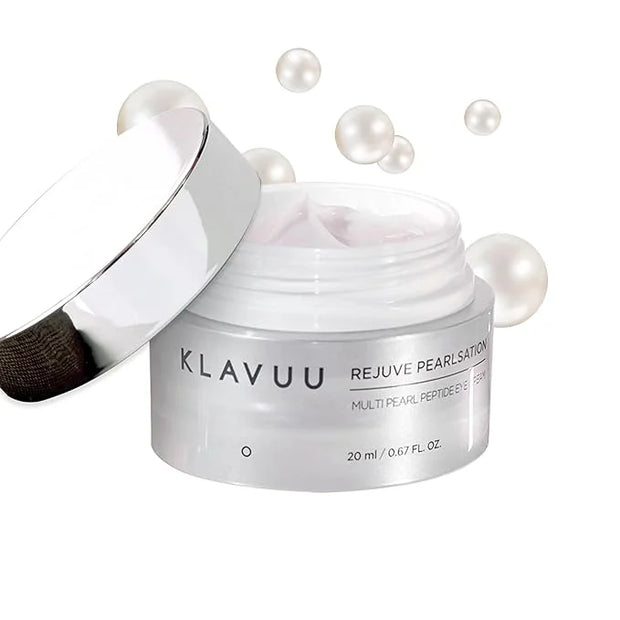 KLAVUU PEARLSATION Enriched Pearl Eye Cream – Face Moisturizer, Niacinamide, Enhances Skin Elasticity, Dark Circles Under ...