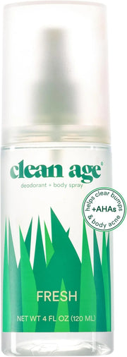 Aluminum Free Deodorant & Body Spray for Whole Body - Fresh 4oz - Clean Deodorant and Body Spray for Teen Boys and Girls -...