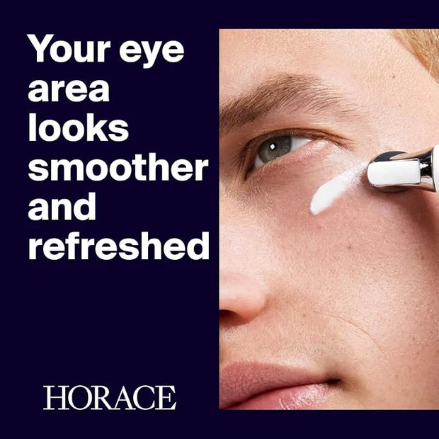 HORACE Under-Eye Moisturizer for Men - Anti-Fatigue Eye Cream to Reduce Dark Circles and Puffiness - Hydrating & Smoothing...
