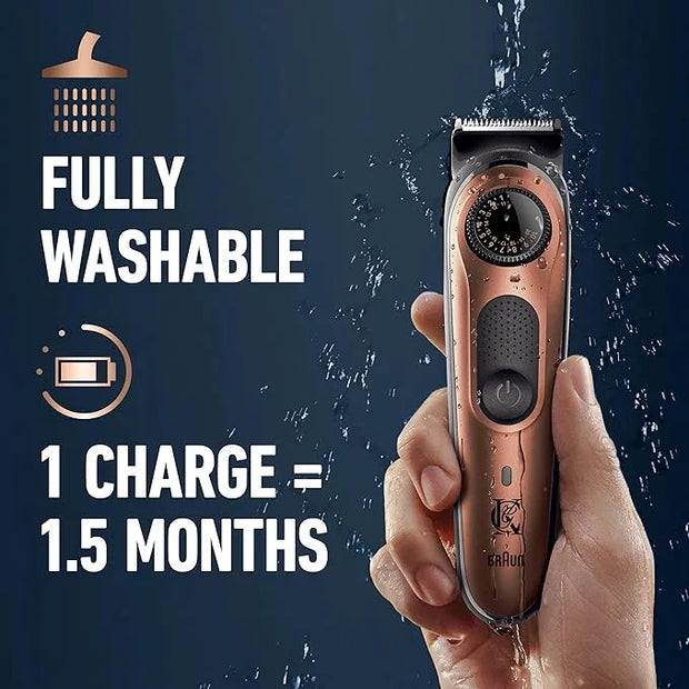 King C. Gillette Beard Trimmer PRO, 40 Length Settings, Cordless Design, Holiday Gifts for Men, 1 Trimmer, 1 Brush, 2 Comb...