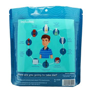 10 Piece Resealable Men's Travel Kit - Product Image