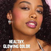 Revlon Glimmer Blush Drops, Liquid Blush for Cheeks, Liquid to Velvety Powder Finish, Glowy, High Pigment, 103 Field of Ro...