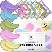 Under Eye Patches for Puffy Eyes and Dark Circles (30 PAIRS), Collagen Eye Masks for Dark Circles and Puffiness, Bachelore...
