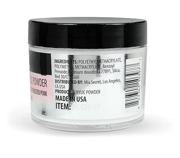 Mia Secret - Frosted Pink Acrylic Powder 2oz & 1oz - Pick Yours - New Item! (2oz) - Product Image