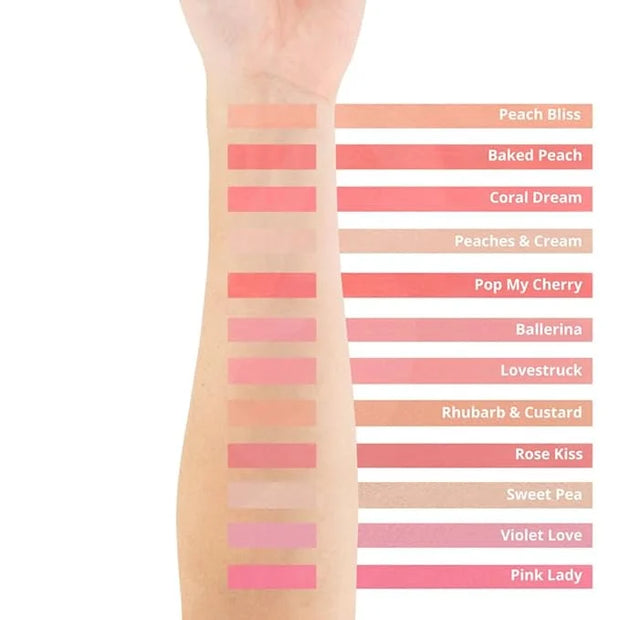 Revolution Beauty, Blusher Reloaded, Pressed Powder Face Blusher, Highly Pigmented & Long Lasting Formula, Sweet Pea, 0.26...