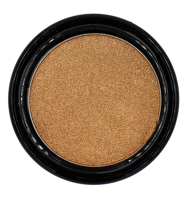 Antique Gold Carmel Bronze Shimmer Pressed Powder Single Vegan Eyeshadow; Talc, Paraben & Cruelty Free - Product Image