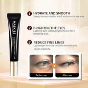 24k Gold Eye Patches (50 Pairs) & Eye Cream For Wrinkles, Eye Masks for Dark Circles and Puffiness, Peptides + Caffeine An...
