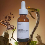 Caffeine Solution 5% + EGCG, Caffeine Eye Serum For Face, Moisturizing Under Eye Solution For Reduces Dark Circles & Puffi...