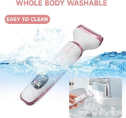 Electric Razor Shavers for Women 5 in 1 Electric Shaver for Women,Cordless Replaceable Facial Eyebrow Razors & Nose Hair T...