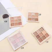 Eyeshadow Palette Makeup- 9 Colors Naked Eyeshadow Palette Matte Shimmer Korean Natural Eye Shadow palettes Highly Pigment...