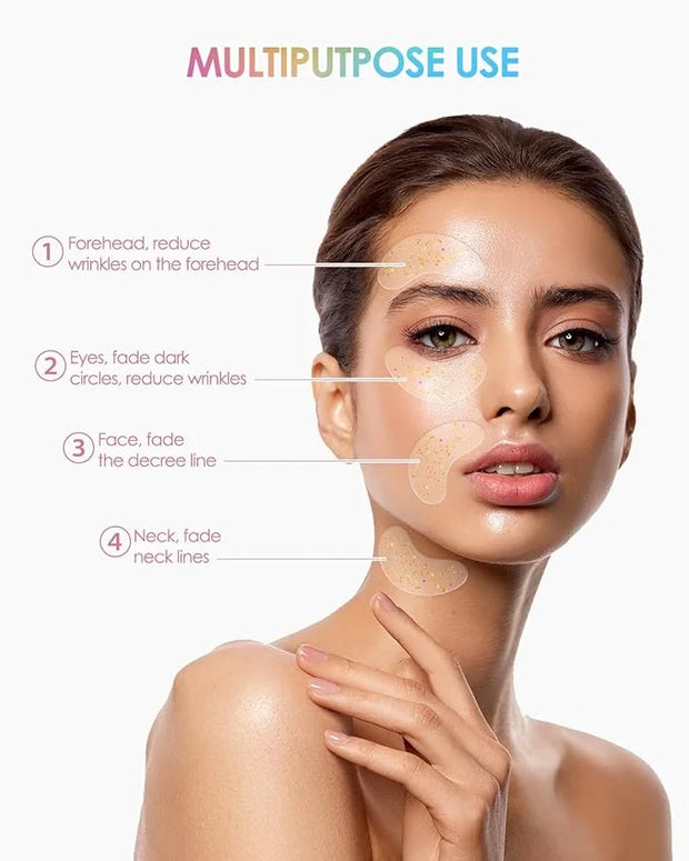 Collagen Eye Mask Patches, Used to Fade Eye Patches for Puffy Eyes and Dark Circles,Under Eye Patches,Tighten and Moisturi...