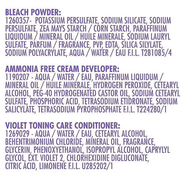 SoftSheen-Carson Interbeauty Dark and Lovely® Uplift Bleaching Kit with Powder, Developer, and Toner for Blonde Hair - Pro...