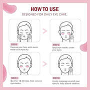 Under Eye Patches for Dark Circles,Puffy Eyes,20 Pairs Face Masks SkinCare With Niacinamide and Rose for Rehydrated - Prod...