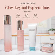 Mannatech | Luminovation K-Beauty System - 4-Step Korean Skincare Set: Purifying Deep Cleanser, First Essential Toner, Lum...
