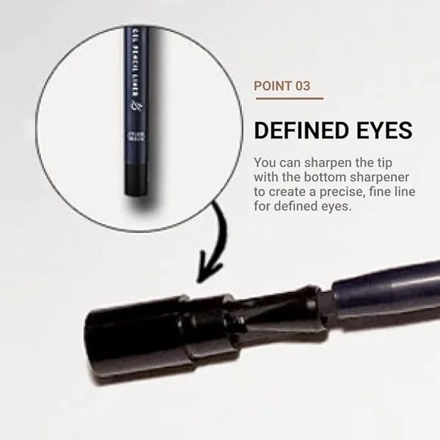 ETUDE Proof 10 Gel Pencil Liner 0.3g (#6 Honey Bronze) | Creamy Gel Texture Eyeliner with Wearable Shades to Create Precis...