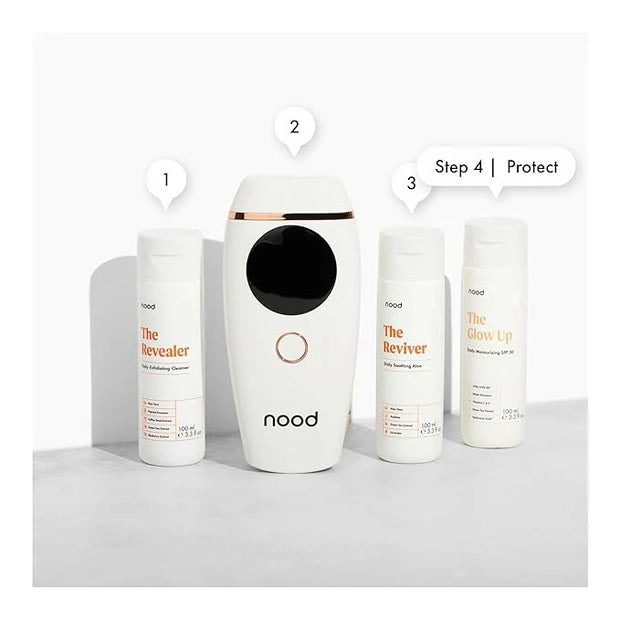 Nood The Glow Up, Lightweight Broad Spectrum SPF 30 with Vitamin C, Green Tea Extract and Zinc Oxide for UVA/UVB Protectio...