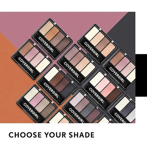COVERGIRL - Eye Enhancers 4-Kit Eyeshadow, silky, sheer formula, double ended applicator, 100% Cruelty-free - Product Image