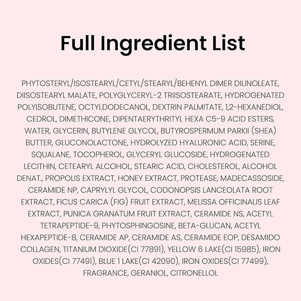 CNP Propolis Jelly Tinted Lipcerin - Caramel Pudding, Hydrating Lip Gloss with Manuka Honey & Hyaluronic Acid, Gifts for W...