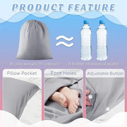 Irenare 2 Pcs Self Tanning Sleep Sack Self Tanning Sheets Protector Self Tan Sleep Bag Protect Sheets from Self Tanner Tra...
