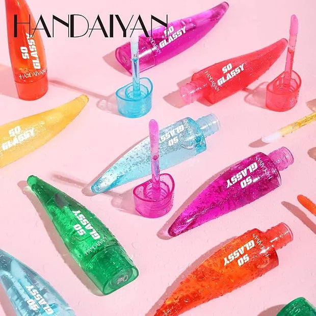 AKARY Hydrating Lip Glow Oil, Plumping & Glitter Hydrating