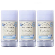 A La Maison Fresh Sea Salt Aluminum Free Deodorant for Women and Men - Natural Deodorant (3 Stick Bulk Pack) - Product Image