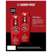 Old Spice Refreshing Body Wash for Men, 3X Defense, 24/7 Shower Fresh with Long Lasting Scent, Red Collection, Swagger wit...
