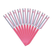 10 Pieces Eyebrow Razor for Women Facial Shaver Razor Brow Shaper Eyebrow Trimmer Dermaplaner Shaping Tool with Cover (Pin...