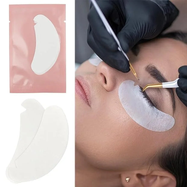 100 Pair V Shape Under Eye Gel Pads Hydrogel Eye Patches For Eyelash Extension, Lint Free Under Hydrogel Eye Mask Pads Las...