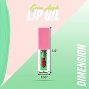 Hydrating Lip Glow Oil - Plumping Lip Oil Gloss Tinted for Lip Care and Dry Lips, Non Sticky & Fresh Texture, Shiny and Mo...