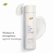 Dove Density Boost Strengthening Conditioner Scalp + Hair Therapy for protecting against premature breakage, with Vitamin ...