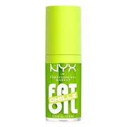 NYX PROFESSIONAL MAKEUP Fat Oil Chillz, Moisturizing, Shiny and Vegan Tinted Lip Gloss - Kiwi Freeze (Sheer Green) - Produ...