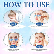 Under Eye Patches (18 Pairs) - Pearl Eye Mask with Natural Marine Collagen, Hyaluronic HA - Reduce Wrinkles, Puffy Eyes, D...