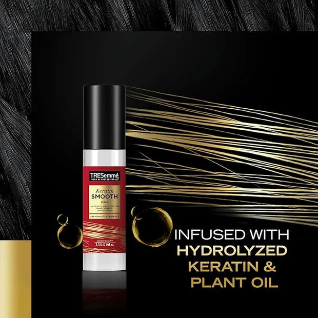 TRESemmé Expert Keratin Smooth Hair Care Set - Heat Protection Spray, Shine Serum with Marula Oil, and Thermal Leave-in Sp...